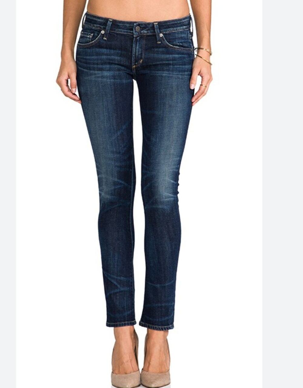 Citizens of Humanity Racer Low Rise Skinny In Patina Jeans 27
